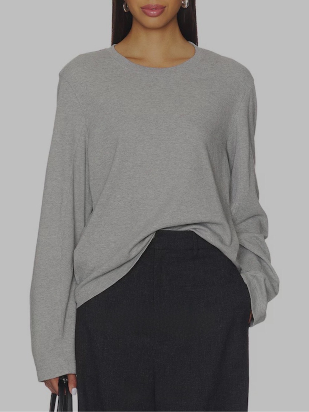 Helsa Oversized Long Sleeve Tee